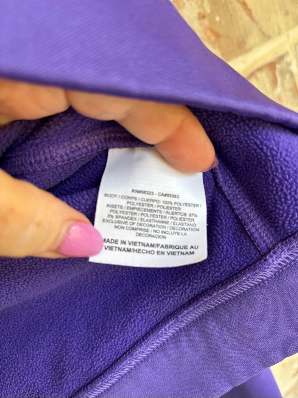 Nike Golf Purple Thermafit Quarter-Zip Performance Jacket